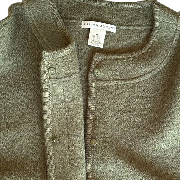 Womens Sweater Size XL Green Wool Classic Timeless Outdoors Preppy Earthy Hiking - Picture 3 of 6